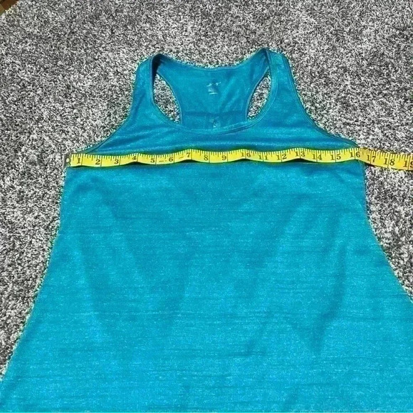 HEAD Tennis Tank Top Womens Size S Ladies Court Scoop Neck Open Back Turquoise - Picture 3 of 7
